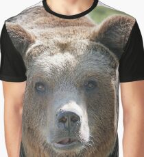 Bear, bear's face, forest bear, terrible bear, bear-to-beard Graphic T-Shirt