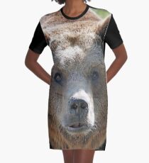 Bear's muzzle, terrible bear, brown bear, toed bear, bear Graphic T-Shirt Dress