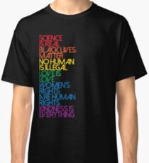 Science is Real Black Lives Matter Classic T-Shirt