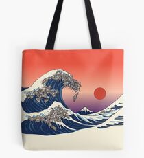 The Great Wave of Sloth Tote Bag