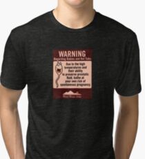 Kimmy Schmidt Warning! Tri-blend T-Shirt