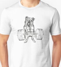 English Bulldog Lift Unisex T-Shirt