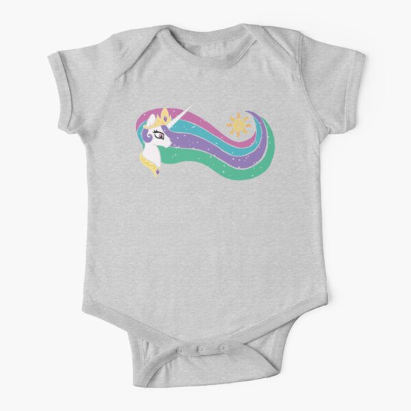 Princess Celestia Short Sleeve Baby One-Piece
