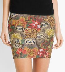Because Sloths Autumn Mini Skirt