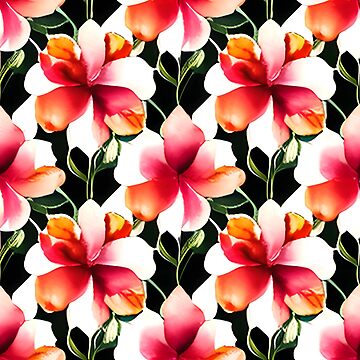 Artwork thumbnail, Flower Pattern "Julia" by patternsforp