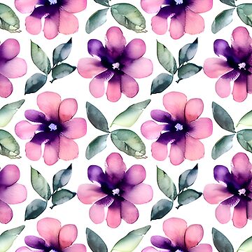 Artwork thumbnail, Flower Pattern "Leslie" by patternsforp