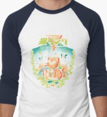 A Kitty to the past Men's Baseball ¾ T-Shirt
