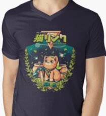 A Kitty to the past Men's V-Neck T-Shirt