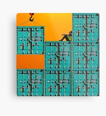 Container 8 Metal Print
