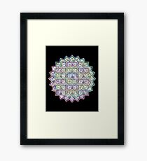 1 Billion Dollars Geometric Black Framed Print