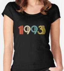 Vintage 1993 - 25th Birthday Women's Fitted Scoop T-Shirt