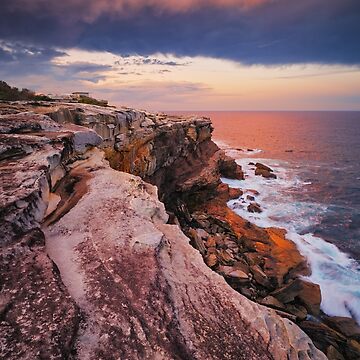 Artwork thumbnail, Kurnell Cliffs, Kamay Botany Bay National Park, New South Wales, Australia by Chockstone