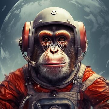 Mono astronauta espacial | Lámina fotográfica