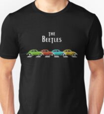 The Beetles on Abbey Road Slim Fit T-Shirt