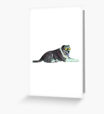 Doggo Wearing Goggles Greeting Card