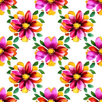 Artwork thumbnail, Flower Pattern "Dana" by patternsforp