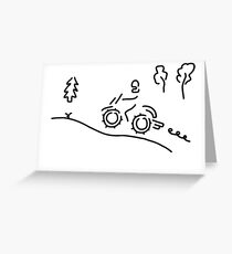 motorcycle sport offroad moto cross Greeting Card