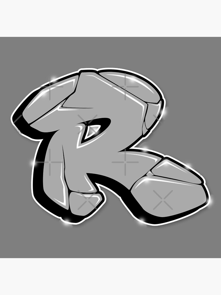 Letter R In Graffiti