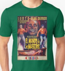 Santo Blue Demon El Mundo De Los Muertos Unisex T-Shirt