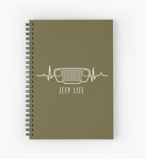JEEP LIFE (white) Spiral Notebook