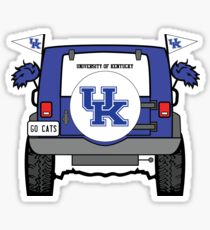 University of Kentucky Jeep Sticker