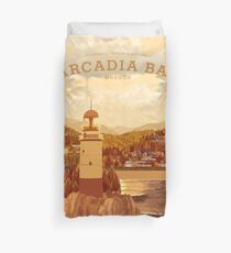 Life is Strange - Arcadia Bay Travel Poster (Sunset) Duvet Cover