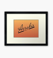 Arrakis Spice Co. Framed Print