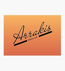 Arrakis Spice Co. Photographic Print