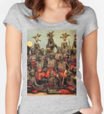 Benin weibliche Krieger - N'Nonmiton Tailliertes Rundhals-Shirt