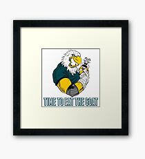 Eagles "Time to Eat the GOAT" Super Bowl Framed Print