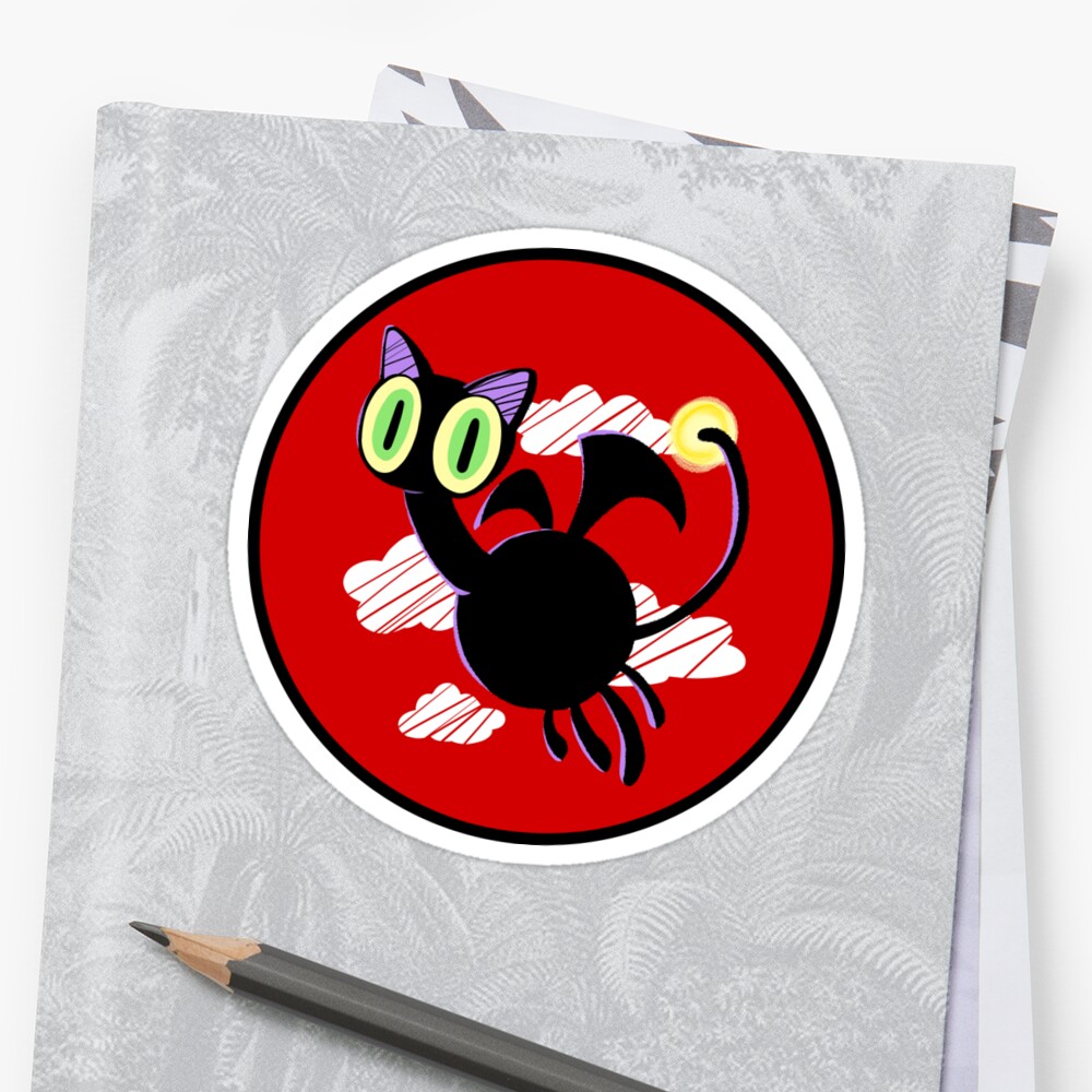 "Devilman Crybaby Cat Demon" Stickers by astrayeah | Redbubble