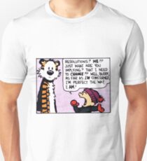 Calvin and Hobbes Comic Strip Unisex T-Shirt