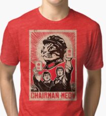 Chairman Meow Tri-blend T-Shirt
