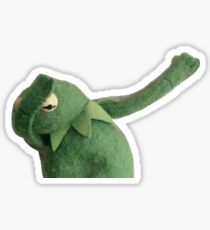 Kermit Meme Stickers Redbubble