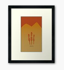 Arrakis Spice - Red Framed Print