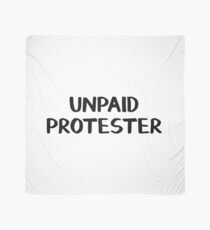 Unpaid protester Scarf