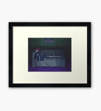 Late night gaming Framed Print