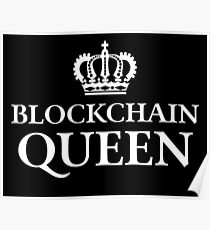 Blockchain Königin Poster