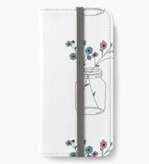 Einmachglas iPhone Flip-Case/Hülle/Klebefolie