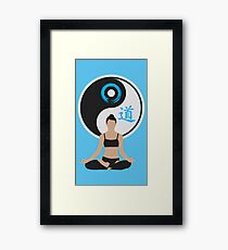 Tranquil Spirit - Blue Framed Print