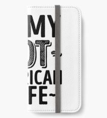 I Love My HOT American Wife - Cute United States of America Couples Romantic Love T-Shirts & Stickers iPhone Wallet/Case/Skin