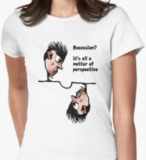 Recession? Women's Fitted T-Shirt