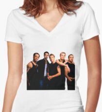 Backstreet Boys Women's Fitted V-Neck T-Shirt