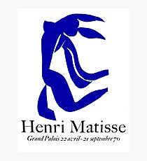 GRAND PALAIS: Jahrgang 1970 Matisse La Chevelure Ausstellung Werbung Print Fotodruck