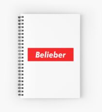 Cuaderno de espiral belieber