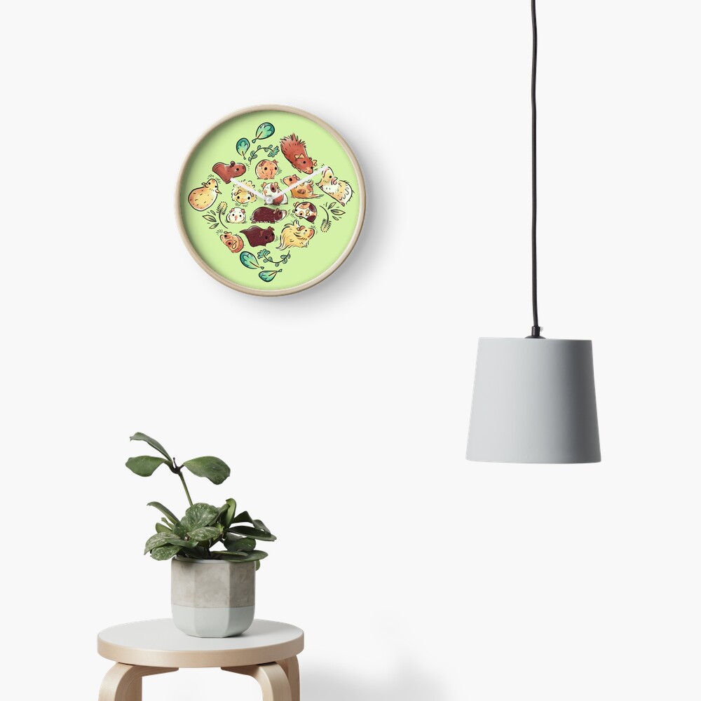 Guinea Pig Diamond Clock