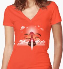 The Traveler Women's Fitted V-Neck T-Shirt