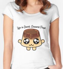 Dessert First Women's Fitted Scoop T-Shirt