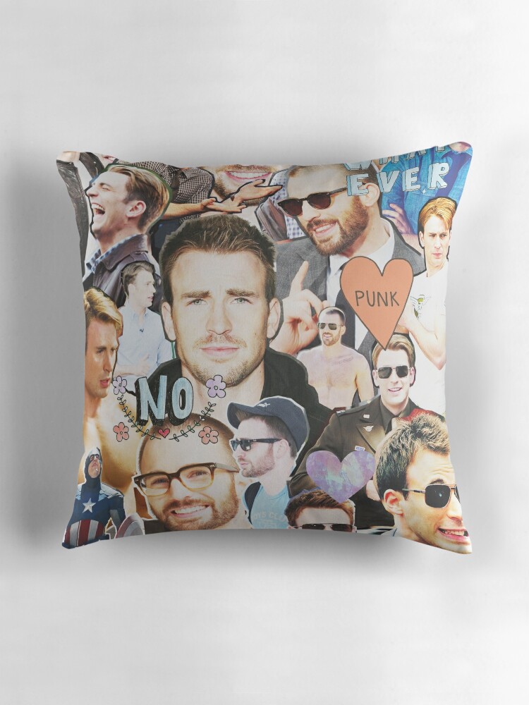 chris evans plush pillow