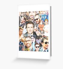 chris evans collage Greeting Card